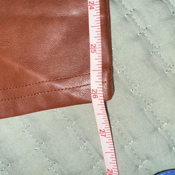 Wilfred Free Melina Vegan Pants/leggings. Cognac color. Size S. EUC. - Picture 3 of 9